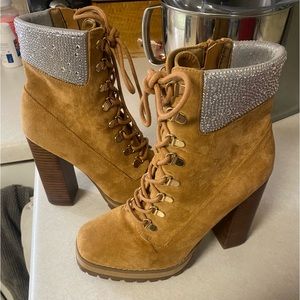 Madden Girl Rhinestone Boots